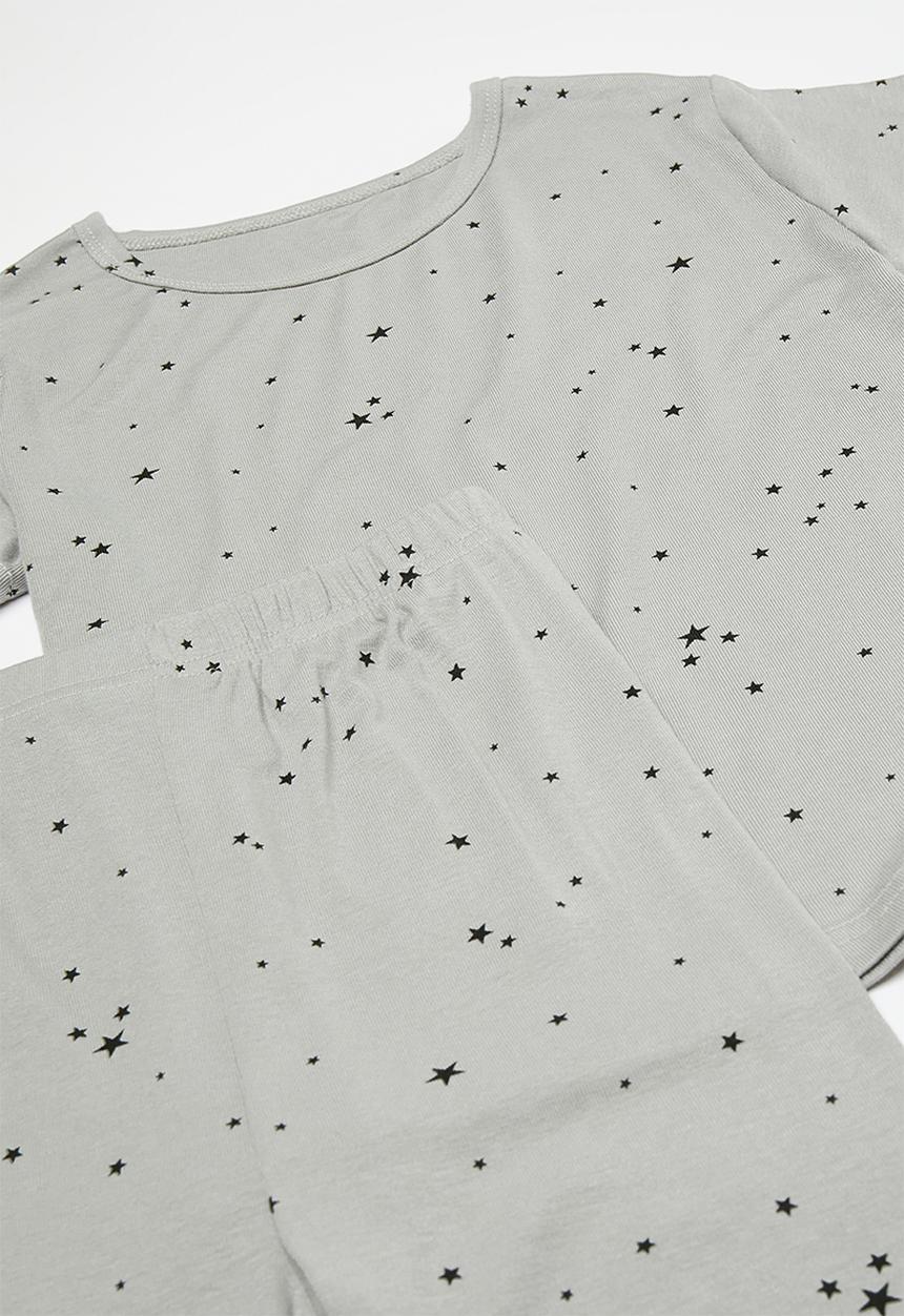 Pop Candy - Printed top & legging set - grey