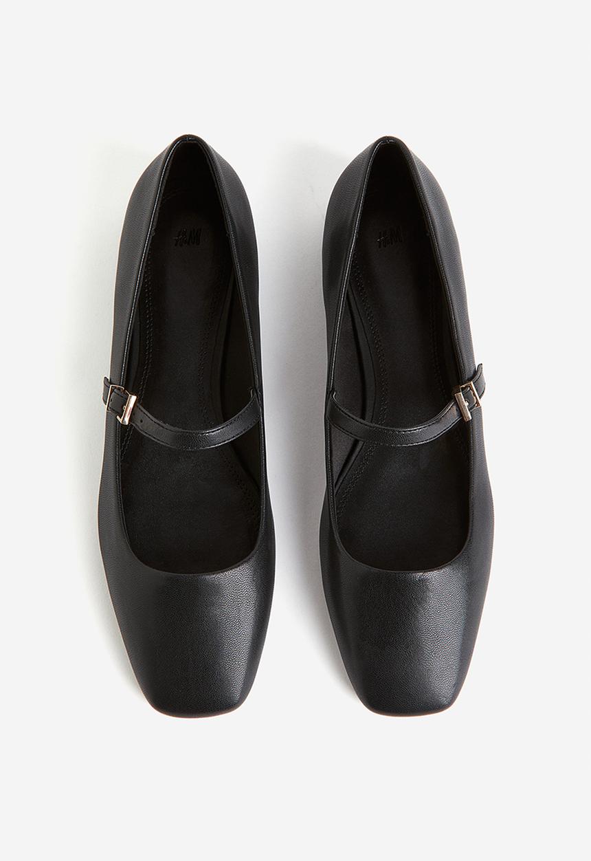 H&M - Mary jane ballet pumps - black