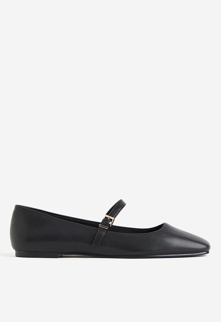 H&M - Mary jane ballet pumps - black