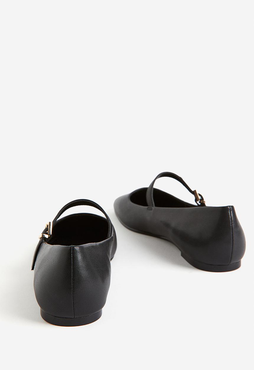 H&M - Mary jane ballet pumps - black