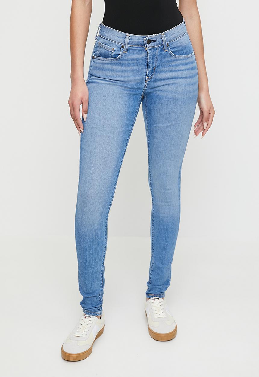 Levi’s® - Curvy Super Skinny Pale Shelter  - Blue 