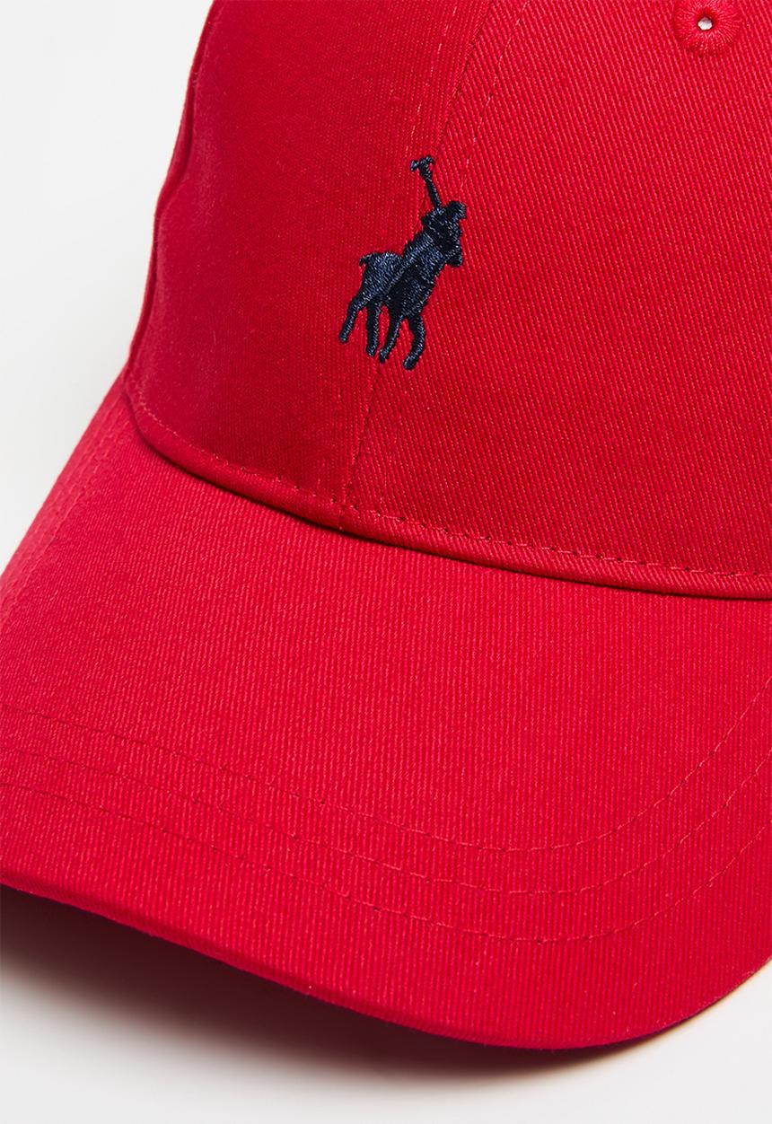 POLO - 6 panel classic peak -red