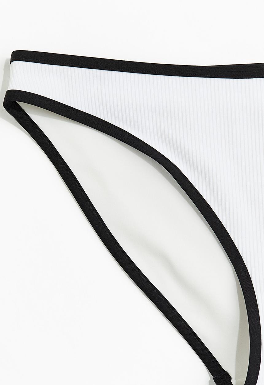H&M - Bikini bottoms - white & black