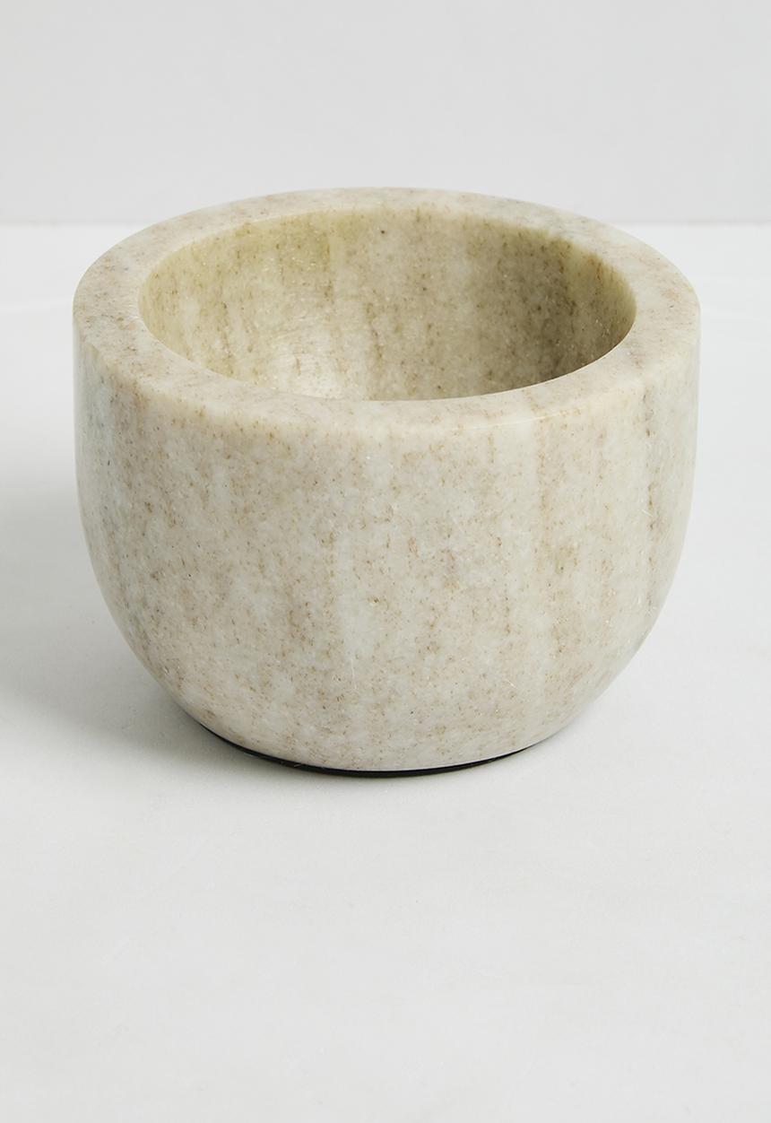 Sixth Floor - Marble pestle & mortar - Natural