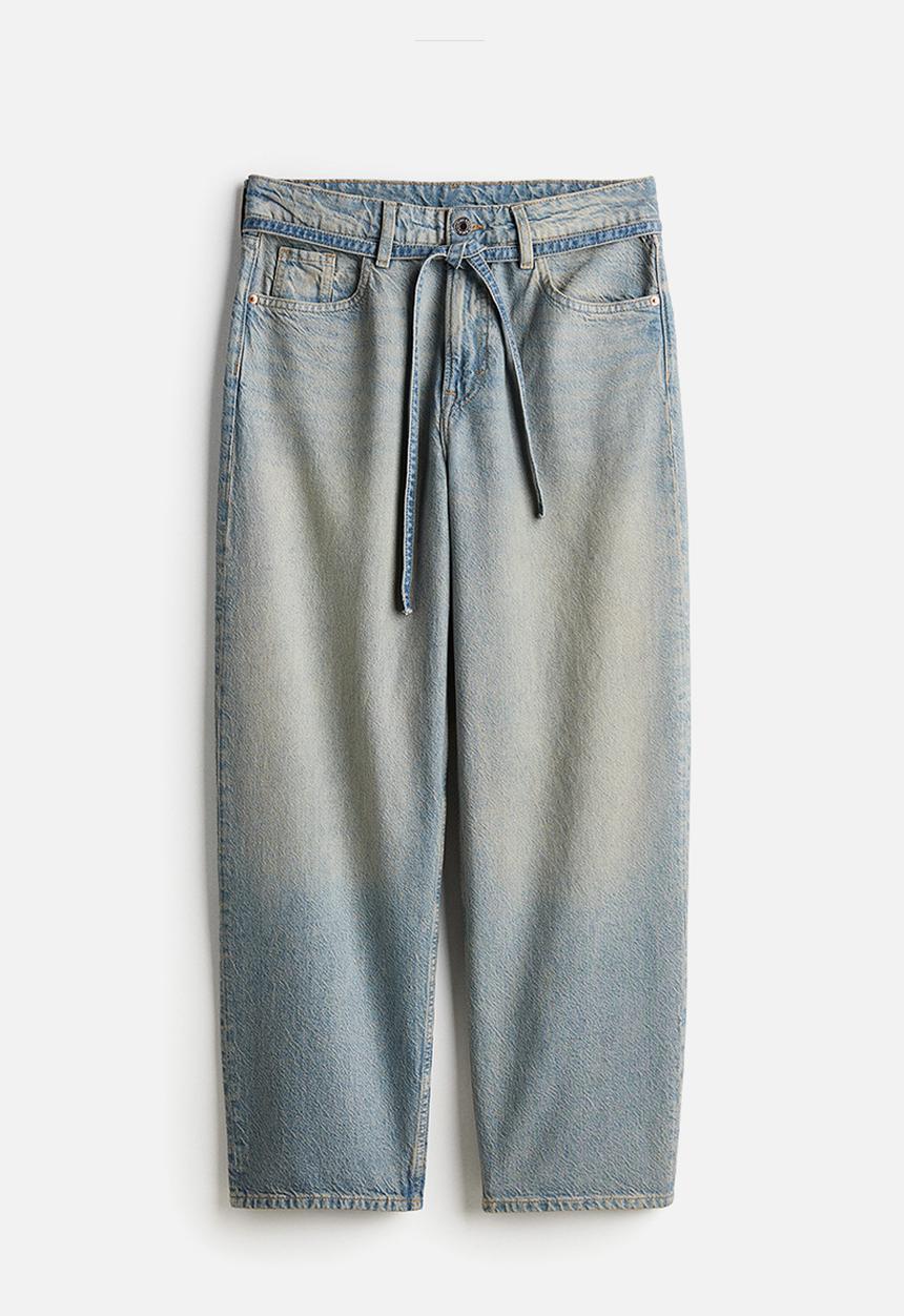 H&M - Super baggy low jeans - blue