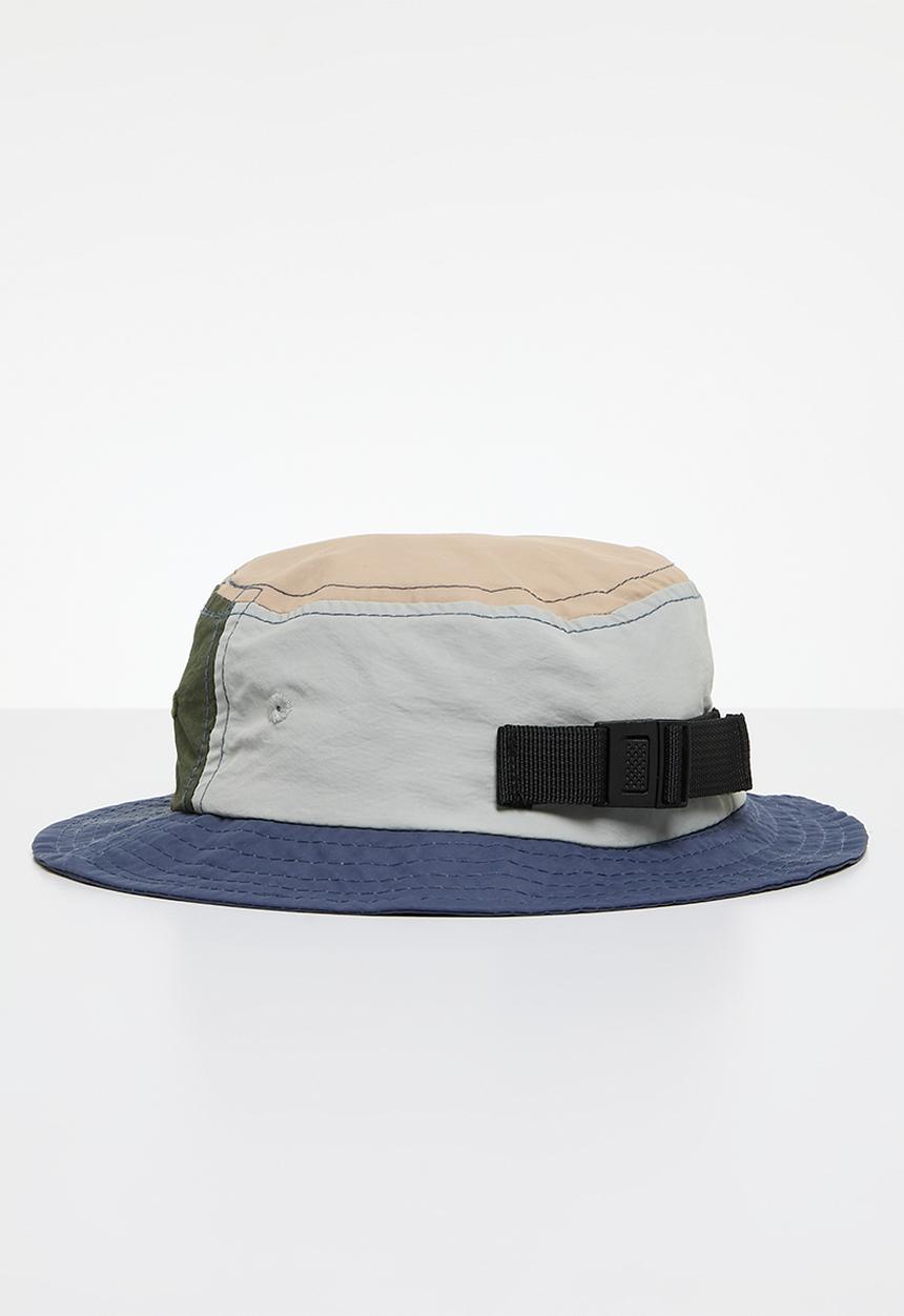 Pop Candy - Colour block fisheman's hat - multi