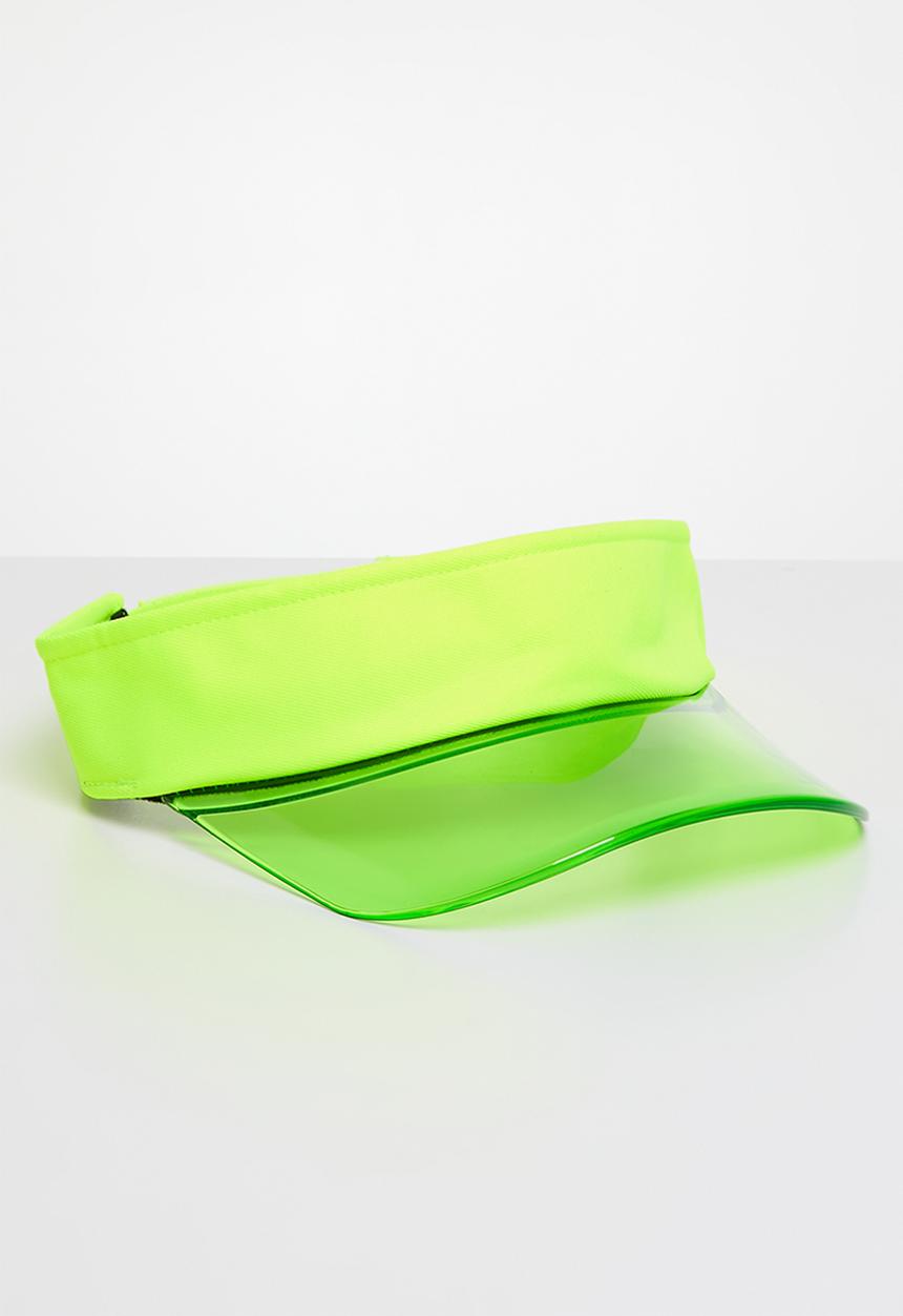Pop Candy - Trasparent brim visor - green