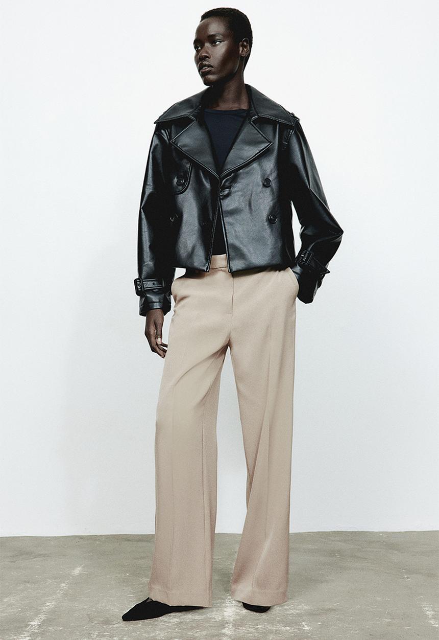 H&M - Straight trousers - beige