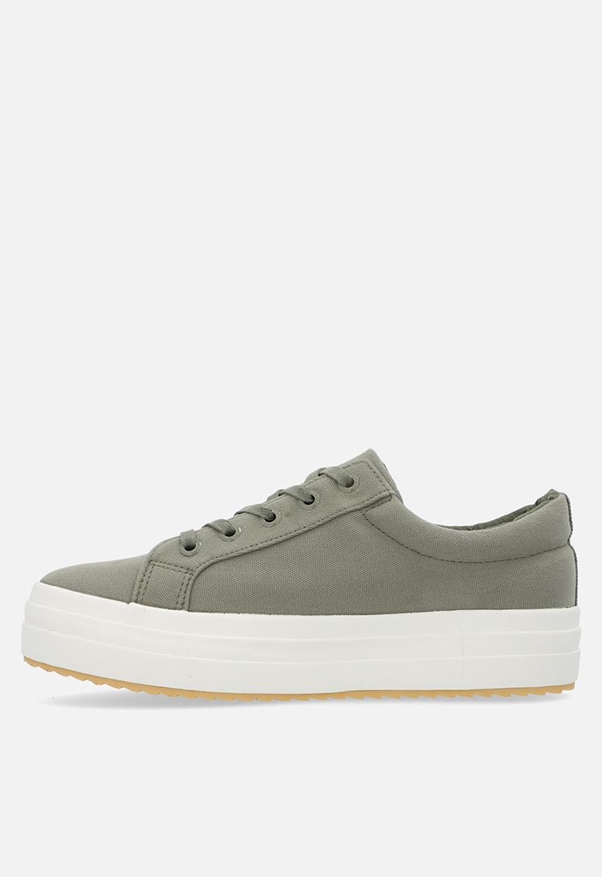 POLO - Classic canvas sneaker - Olive