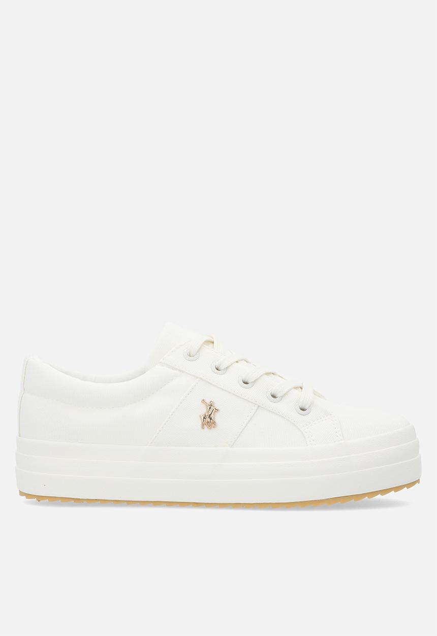 POLO - Classic canvas sneaker - white
