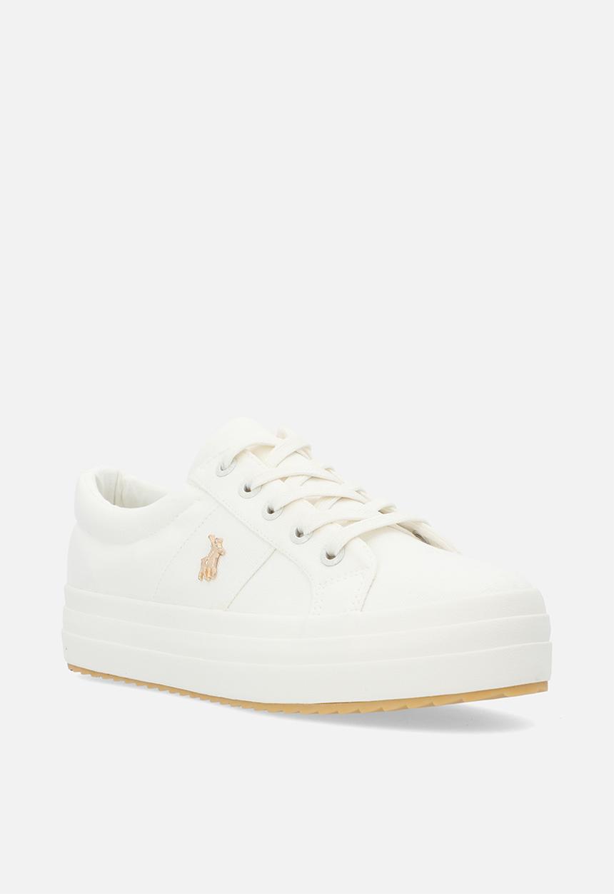 POLO - Classic canvas sneaker - white