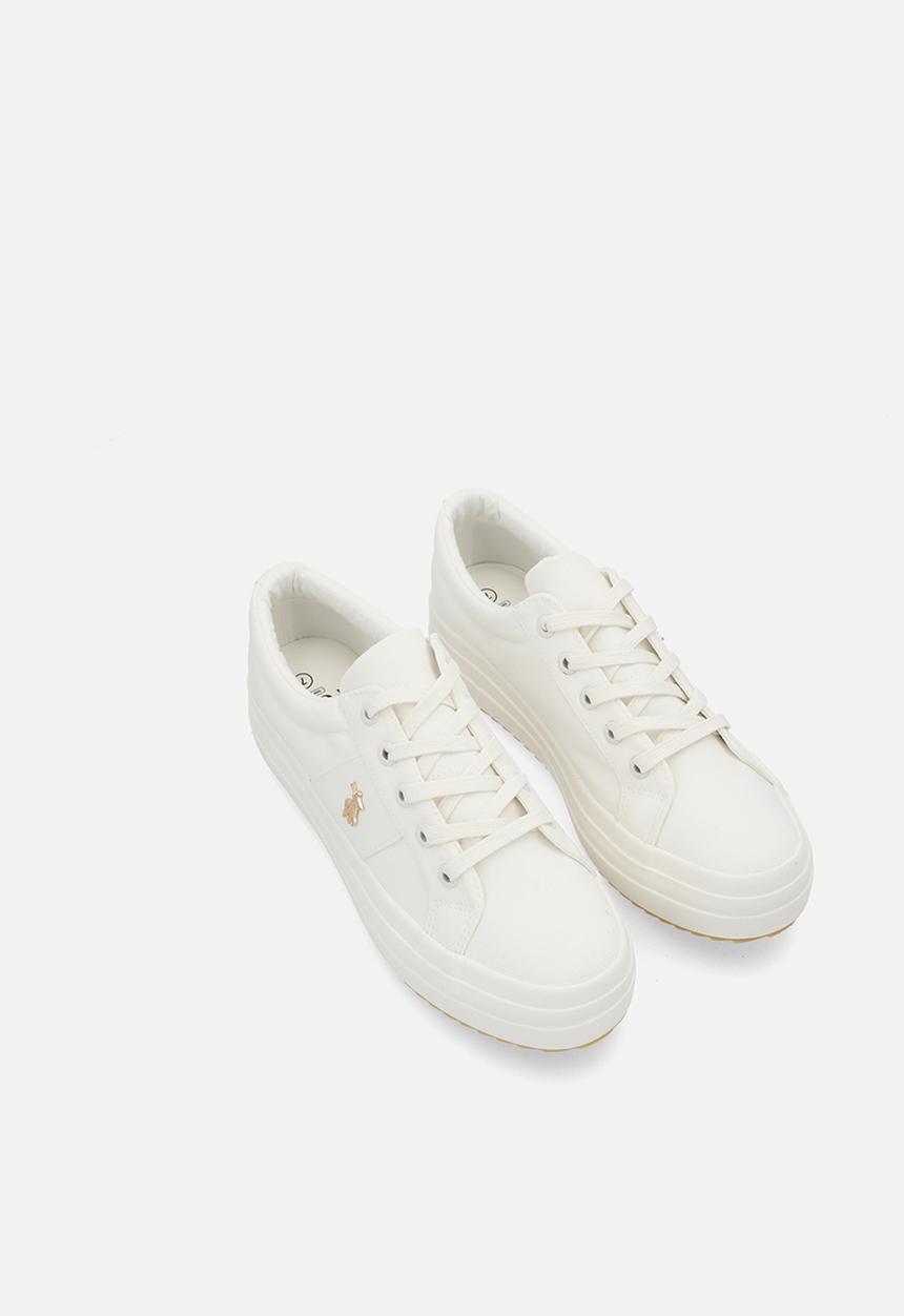 POLO - Classic canvas sneaker - white