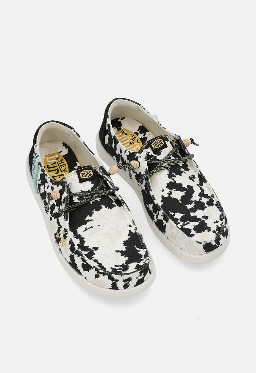 Hey Dude - Wendy Disco Cow Slip-On - Black