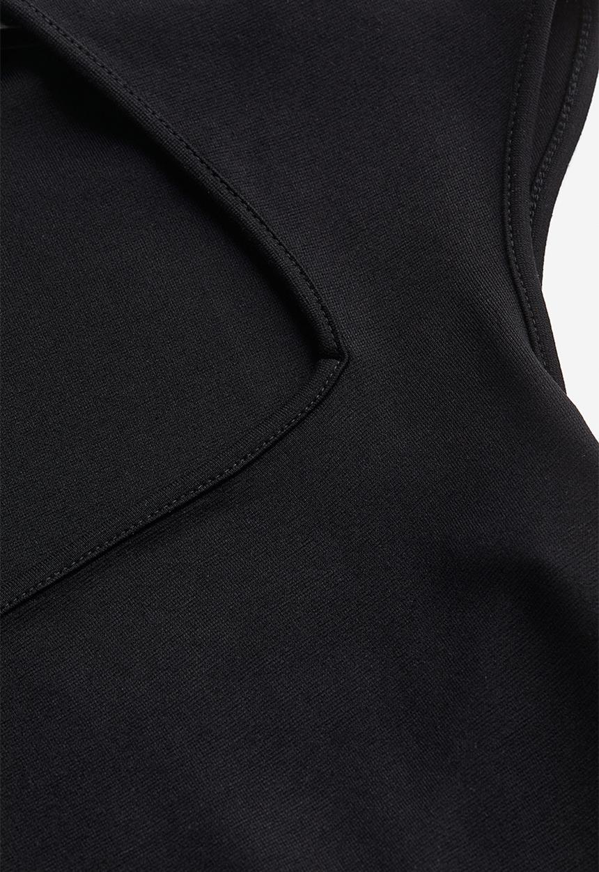 H&M - Cap-sleeved top - black