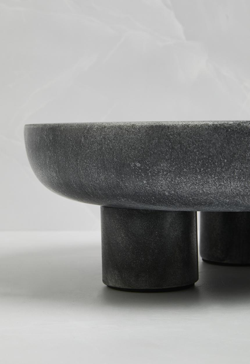 Sixth Floor - Marble fruit bowl - Black