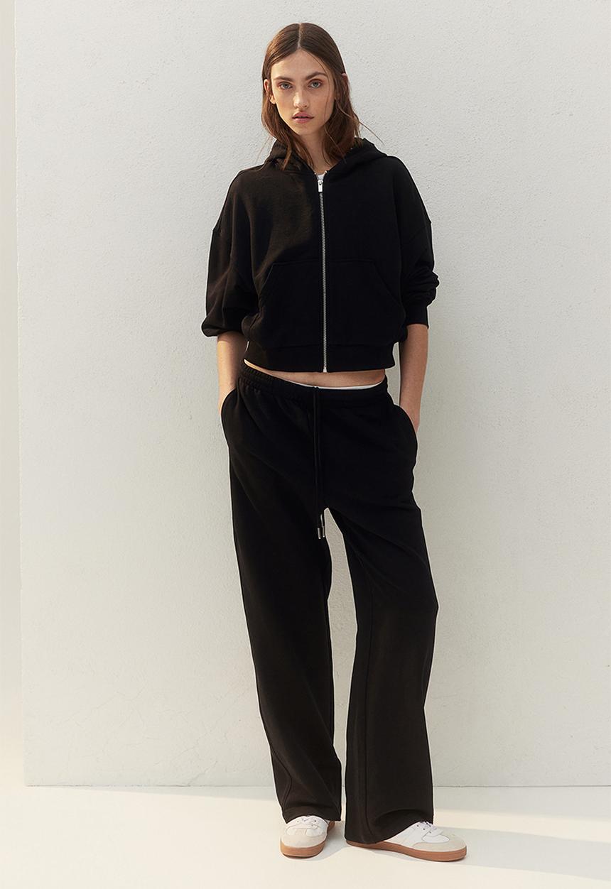H&M - Sweatpants - black