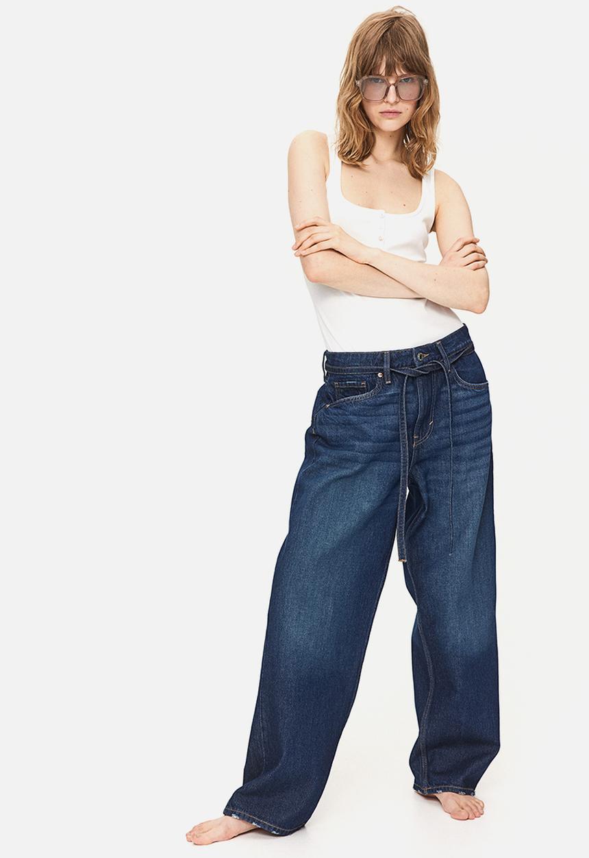 H&M - Super baggy low jeans - blue