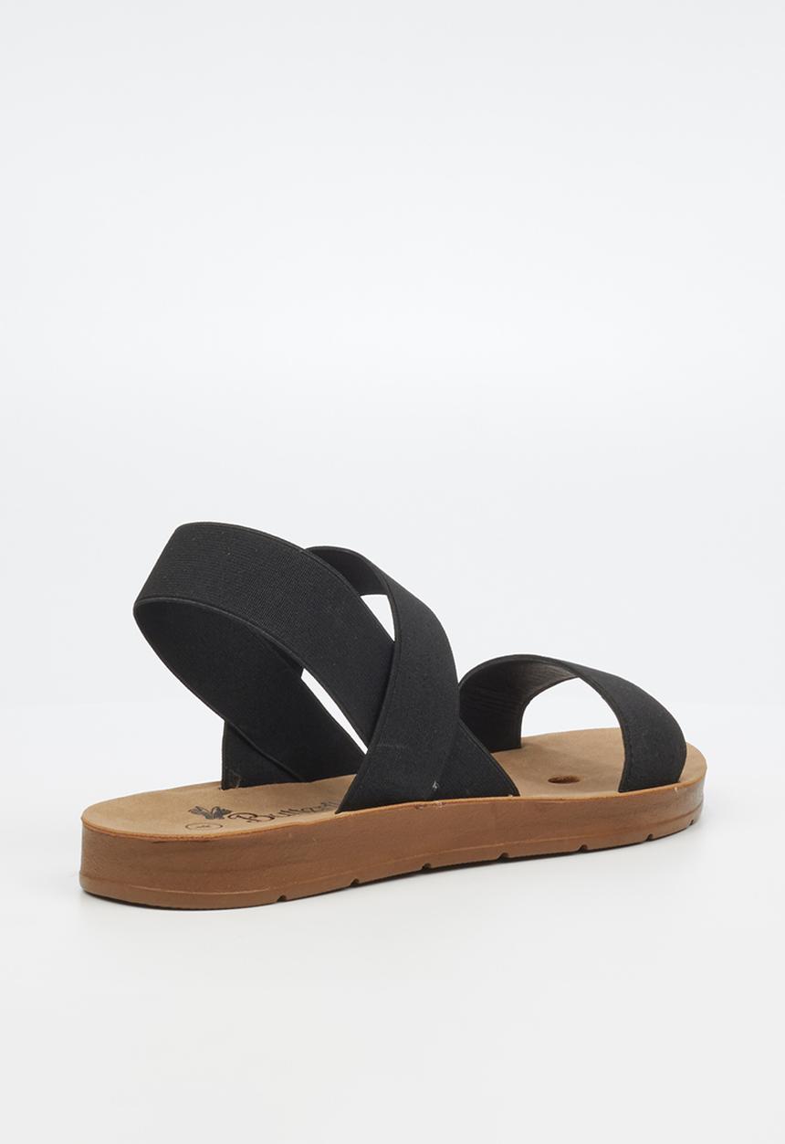 Butterfly Feet - Zina 7 ankle strap - black