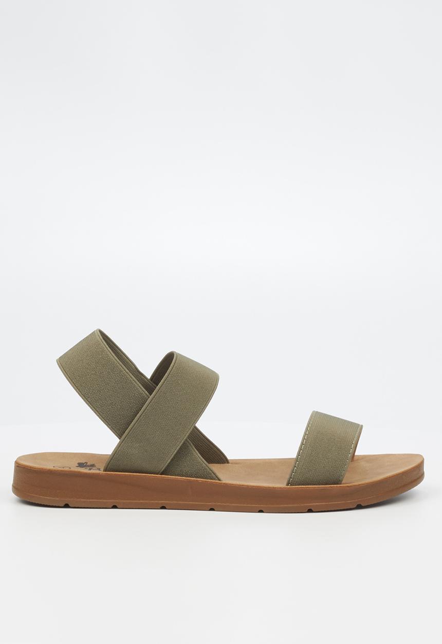 Butterfly Feet - Zina 7 ankle strap - olive