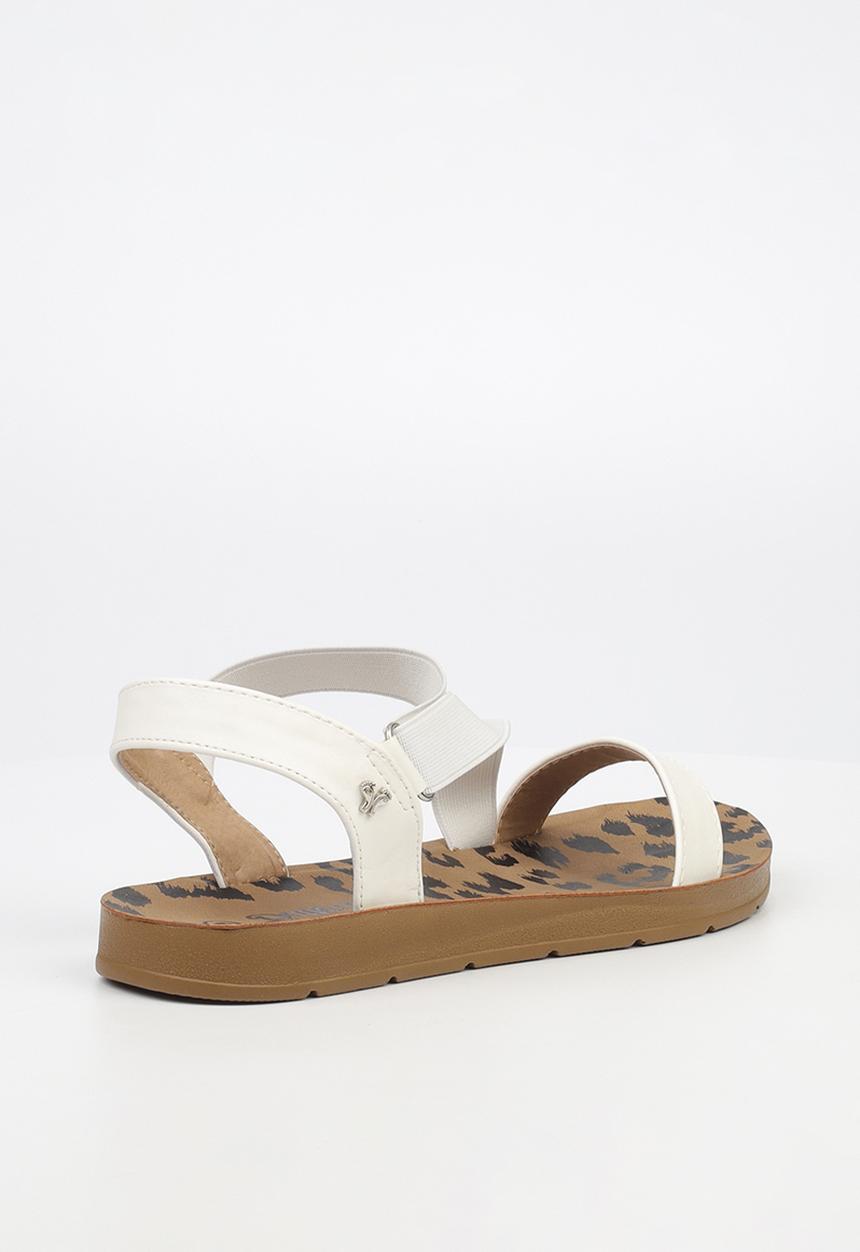 Butterfly Feet - Zina 17 ankle strap - white