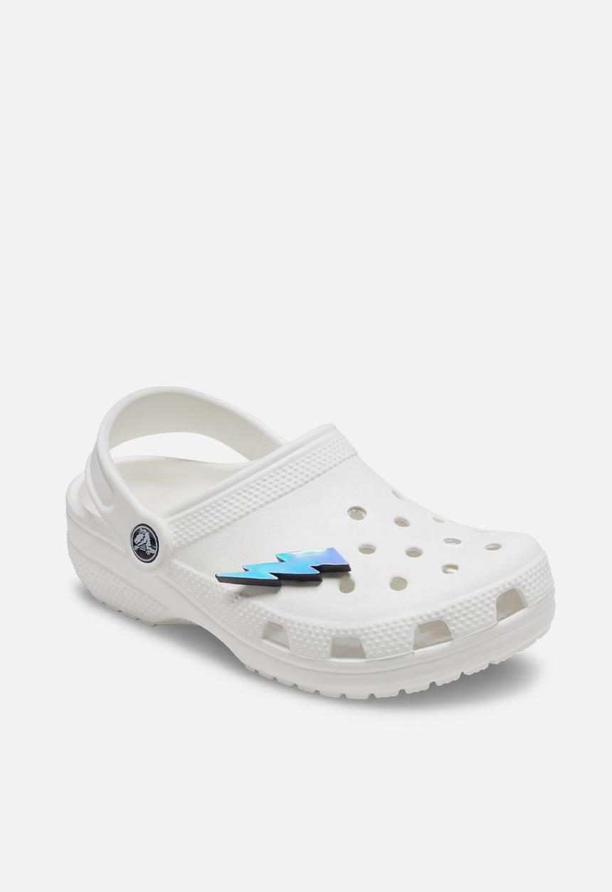 Crocs - Iridescent lightening bolt - light blue