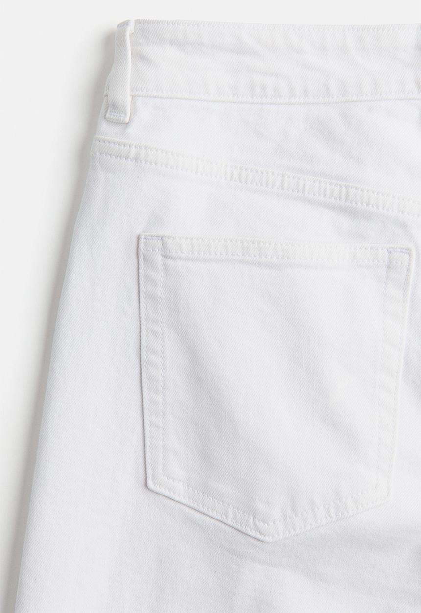 H&M - Wide high jeans - white