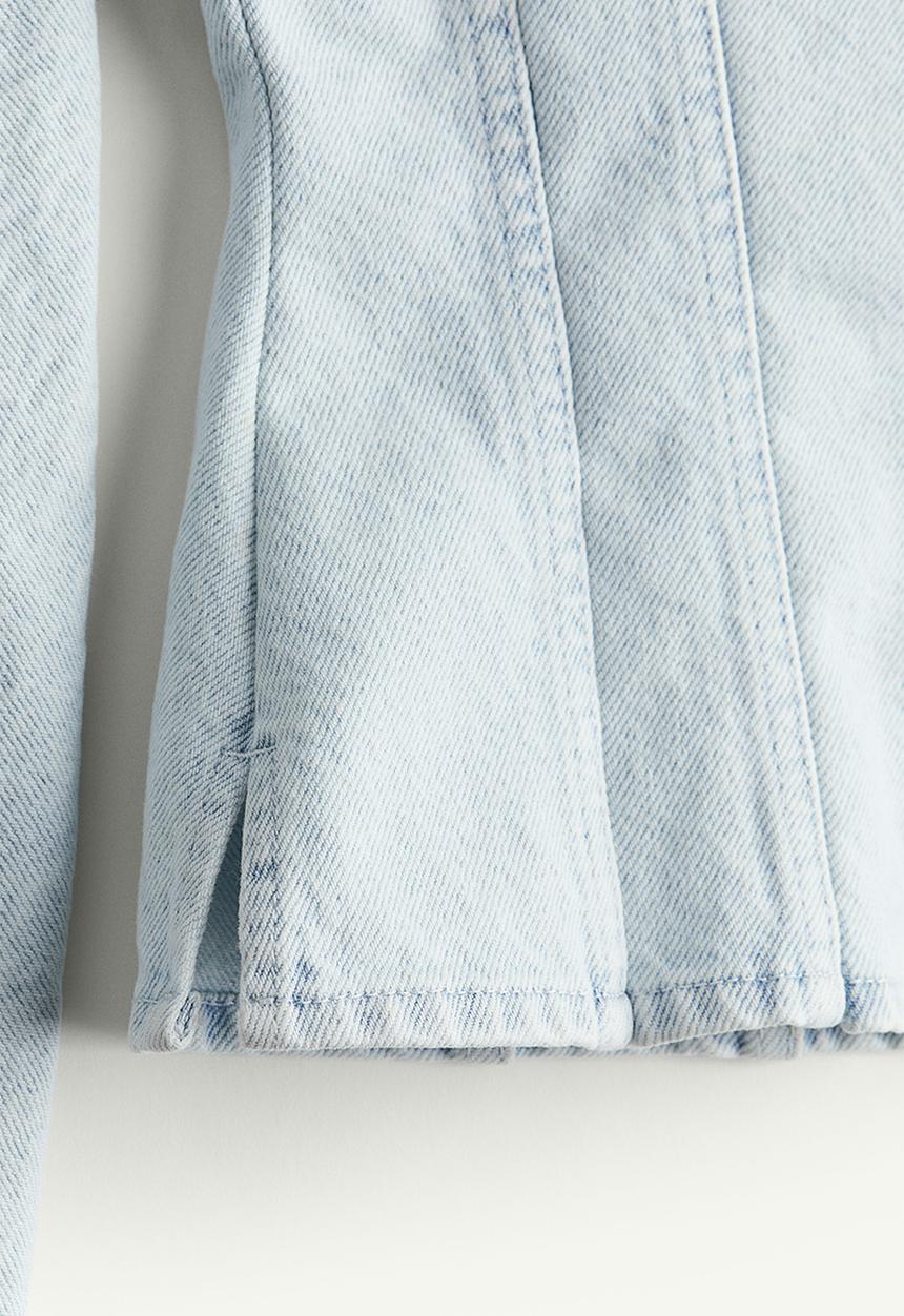 H&M - Denim shirt - light denim blue