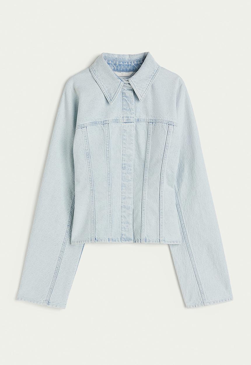 H&M - Denim shirt - light denim blue