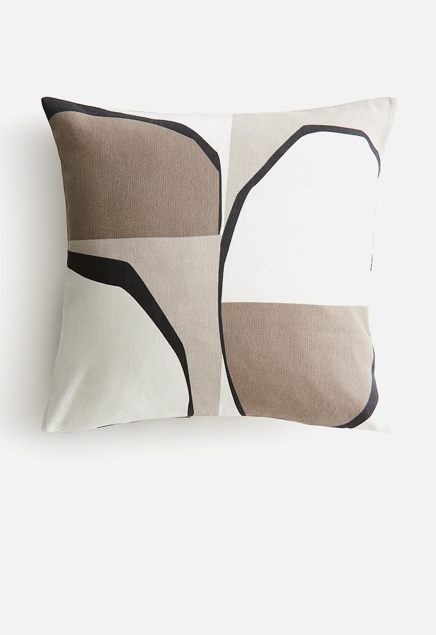H&M - Patterned cushion cover - white