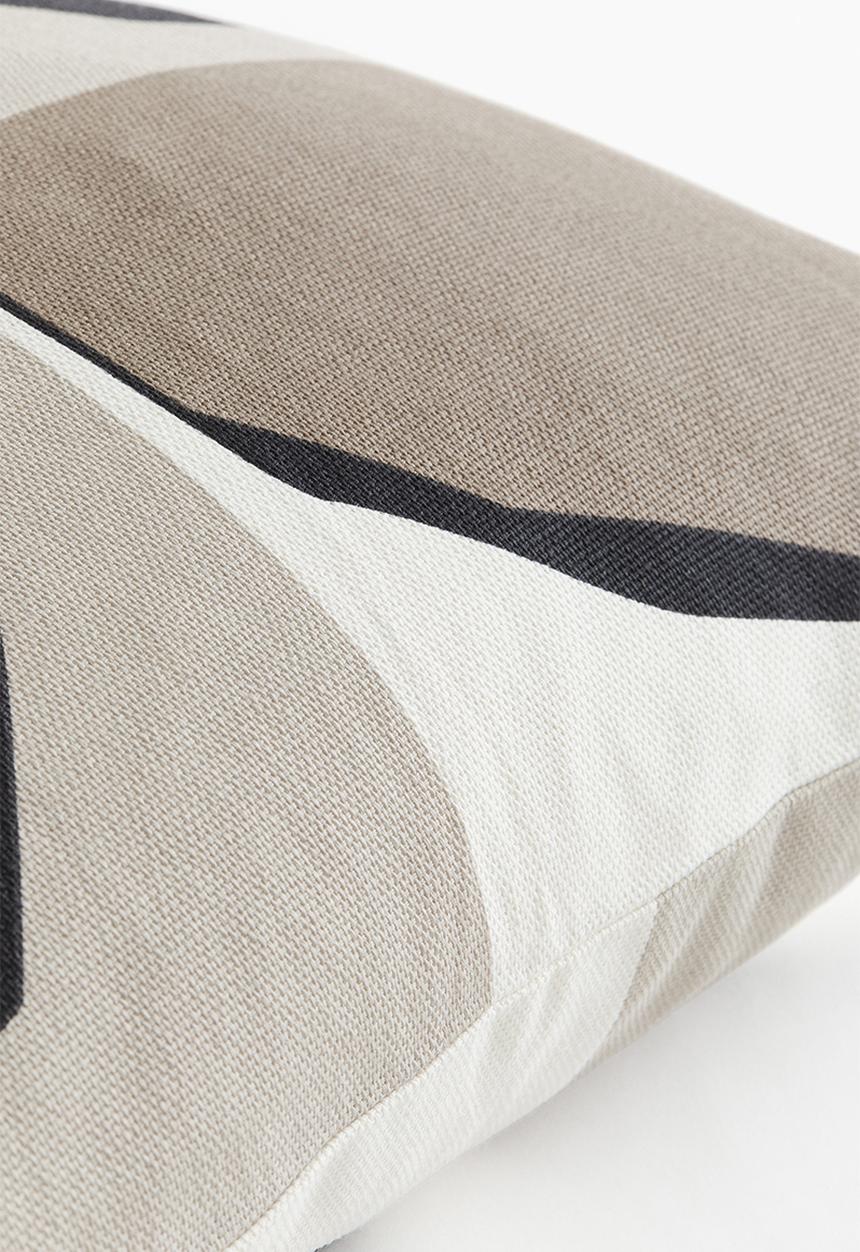 H&M - Patterned cushion cover - white