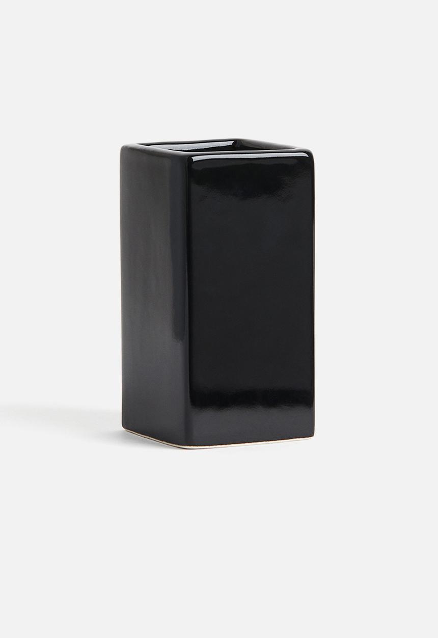 H&M - Stoneware toothbrush mug - black
