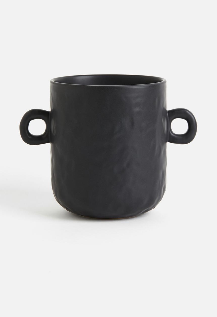 H&M - Stoneware cutlery holder - black