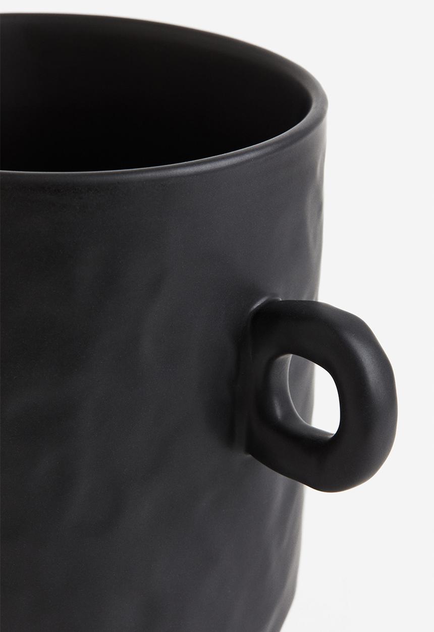 H&M - Stoneware cutlery holder - black