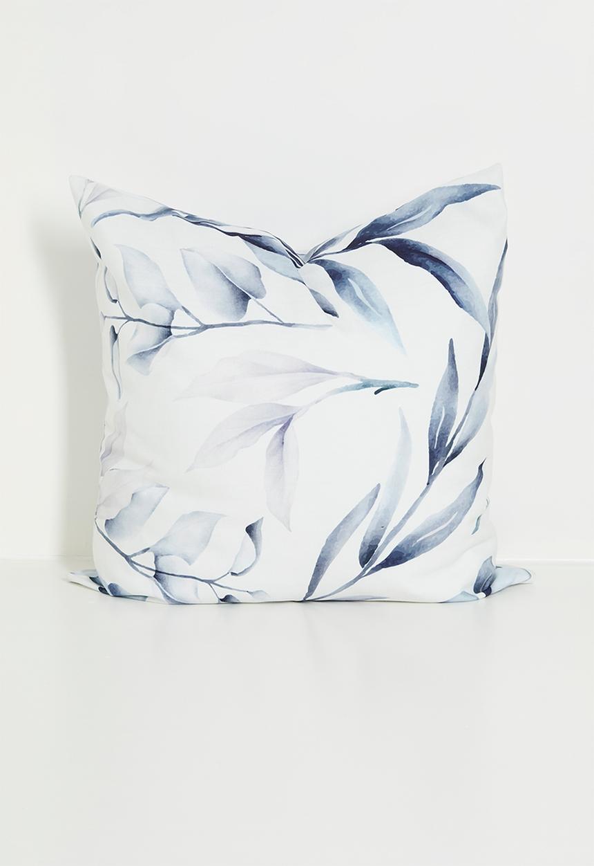 Sixth Floor - Mbali printed cushion cover - Blue