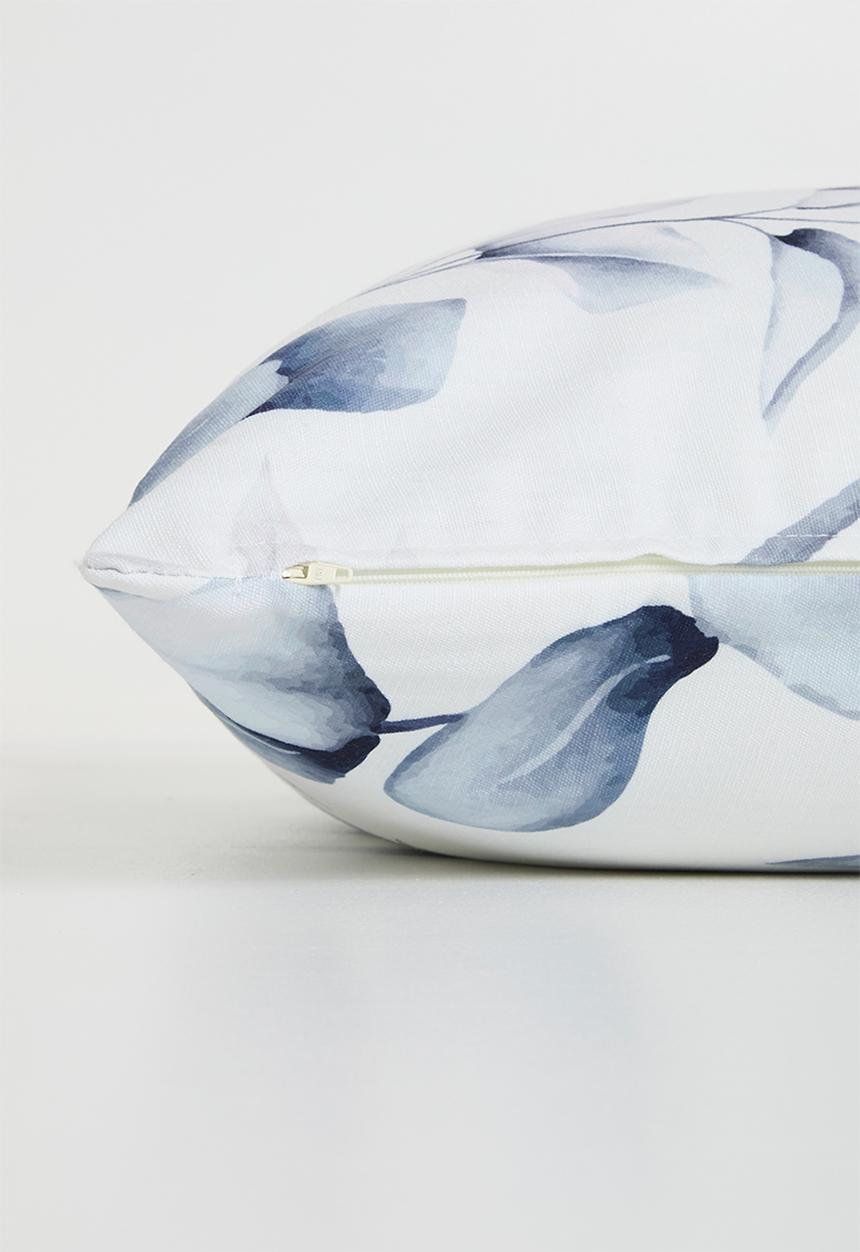 Sixth Floor - Mbali printed cushion cover - Blue