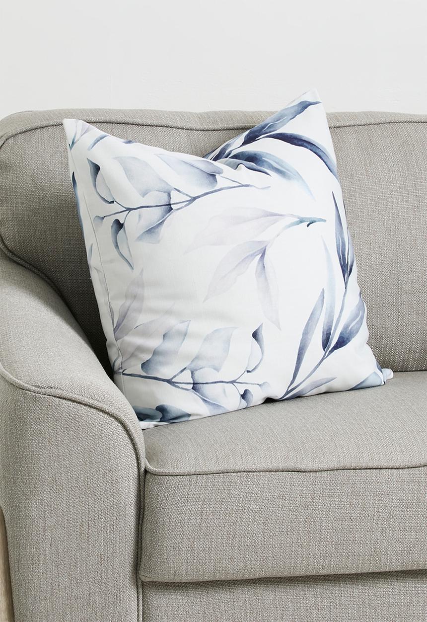 Sixth Floor - Mbali printed cushion cover - Blue