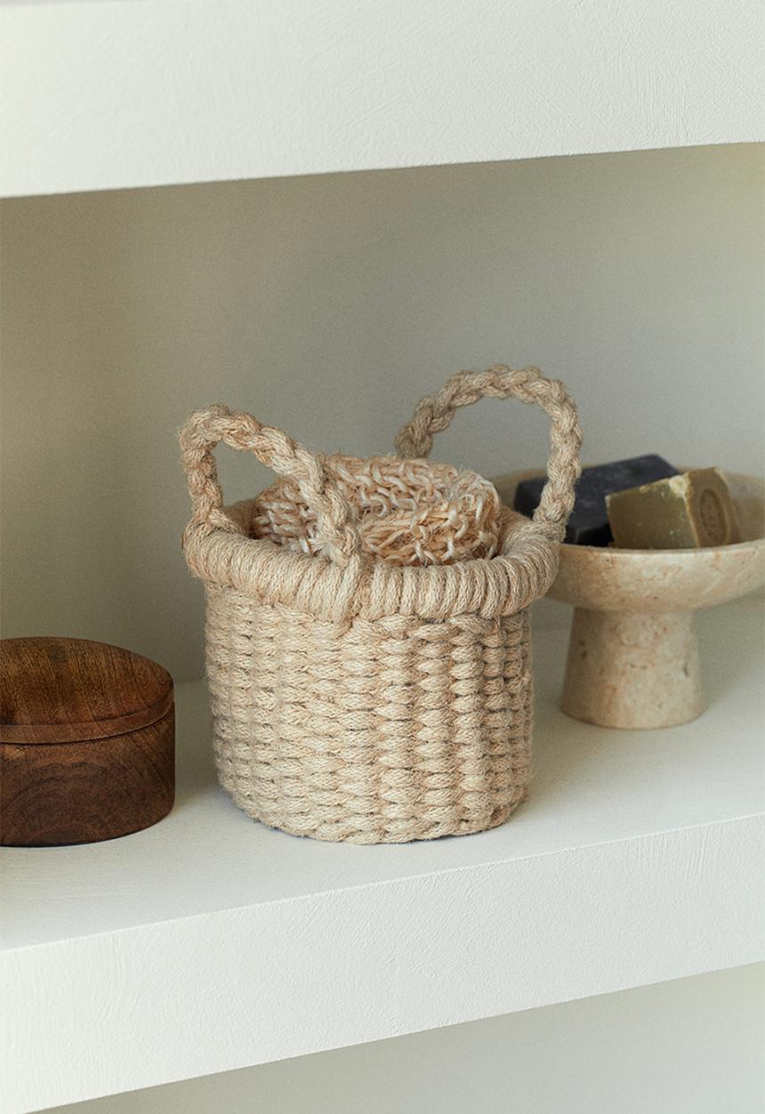 H&M - Jute storage basket - beige