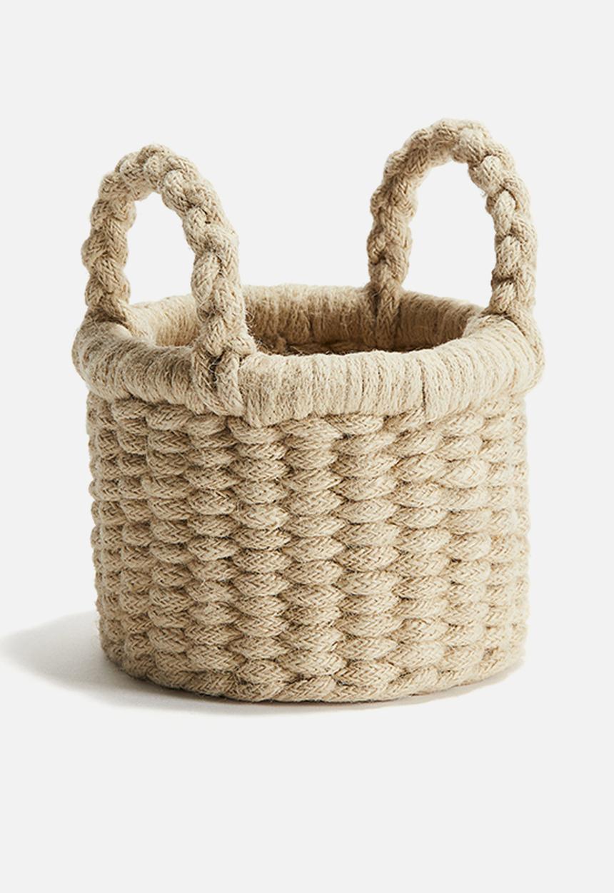 H&M - Jute storage basket - beige