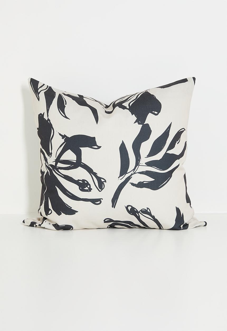 Sixth Floor - Leani printed cushion cover - Black