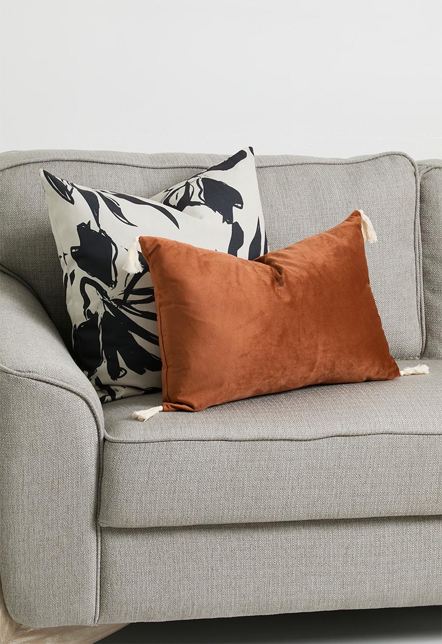 Sixth Floor - Leani printed cushion cover - Black