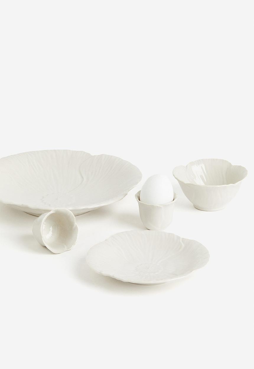 H&M - Stoneware serving plate - white