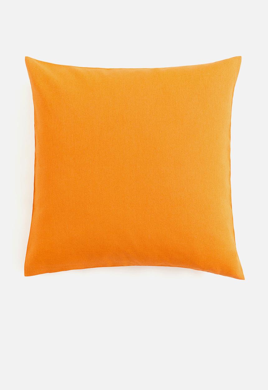 H&M - Cotton canvas cushion cover - orange
