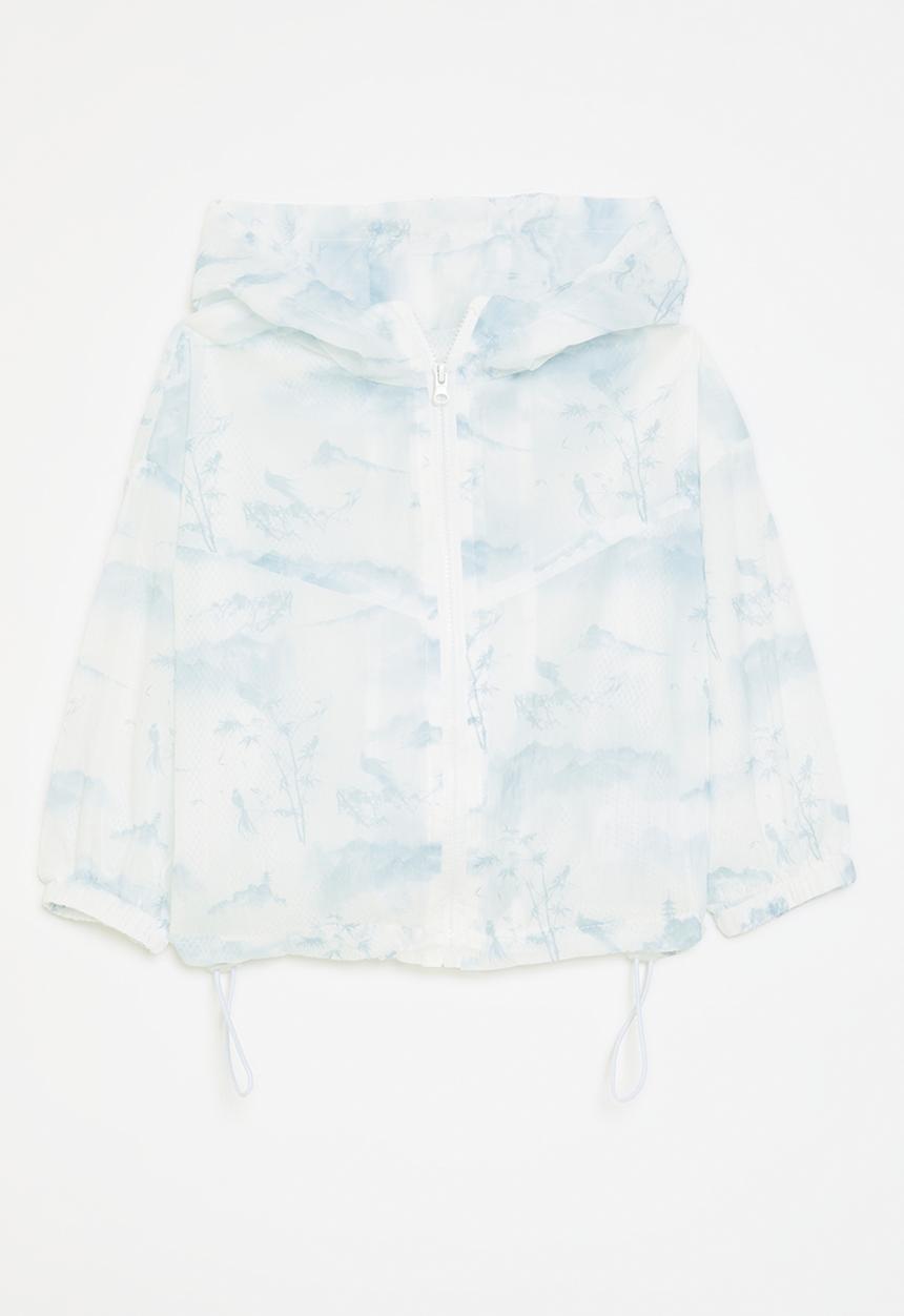 Pop Candy - Windbreaker-blue & white