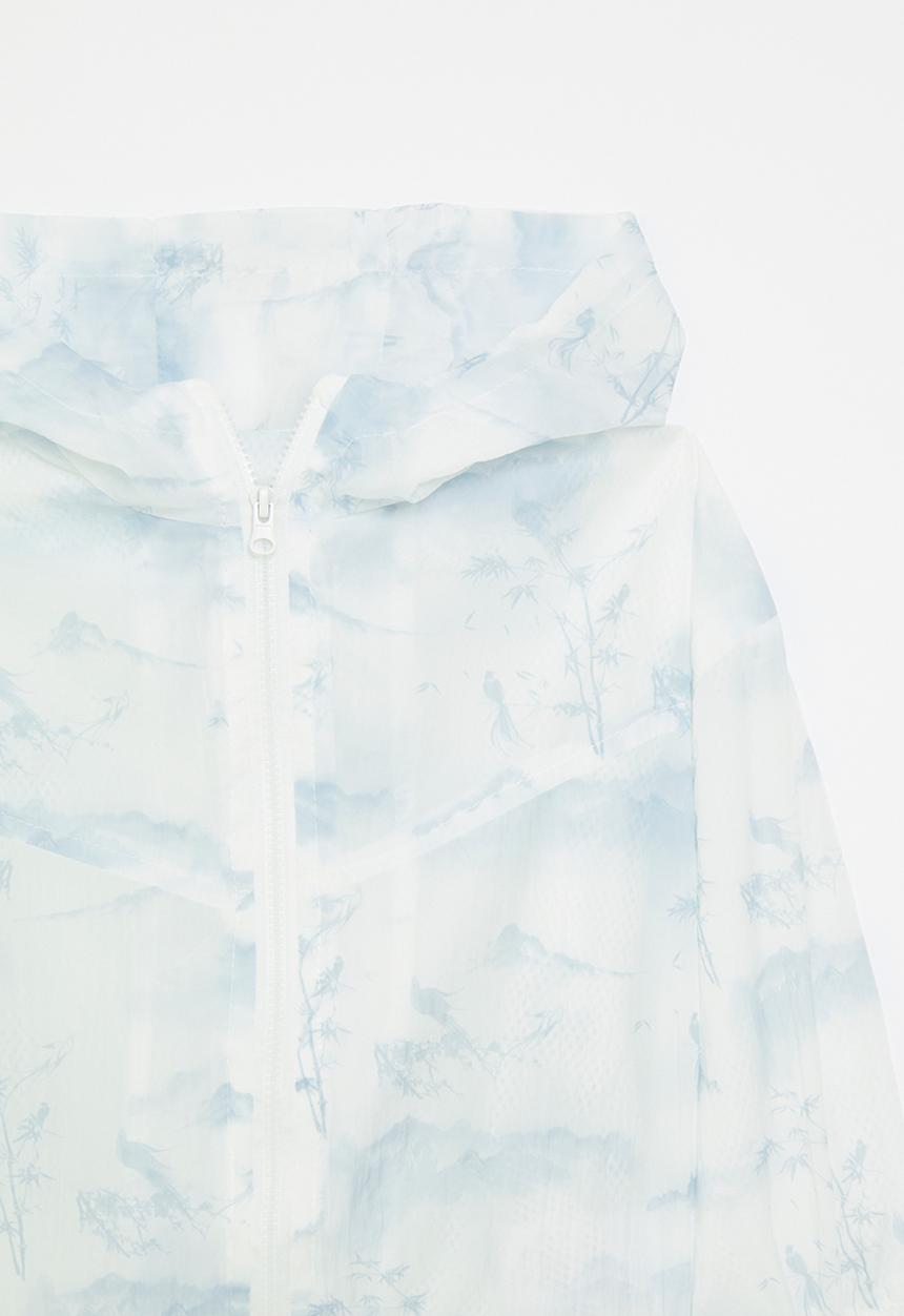 Pop Candy - Windbreaker-blue & white