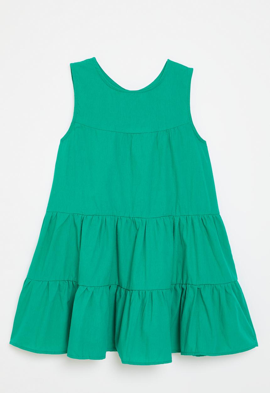 Pop Candy - Tiered button down dress - teal