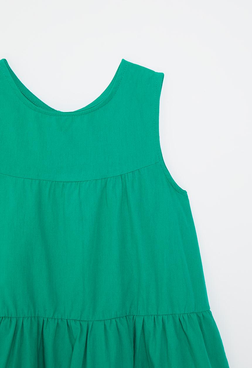 Pop Candy - Tiered button down dress - teal