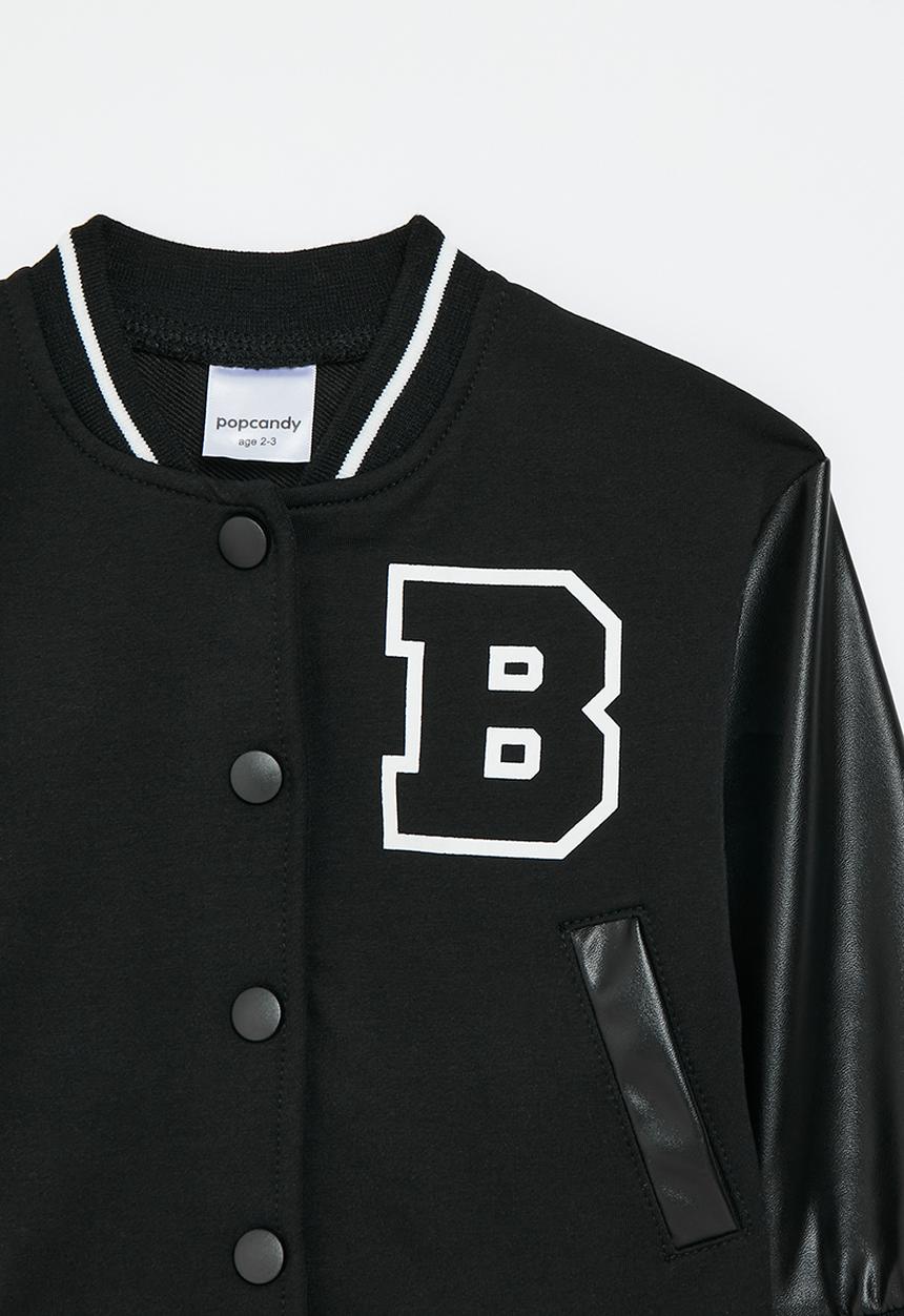 Pop Candy - Baseball jacket-black