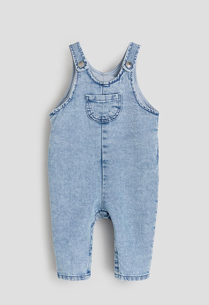 H&M - Denim dungarees - light denim blue
