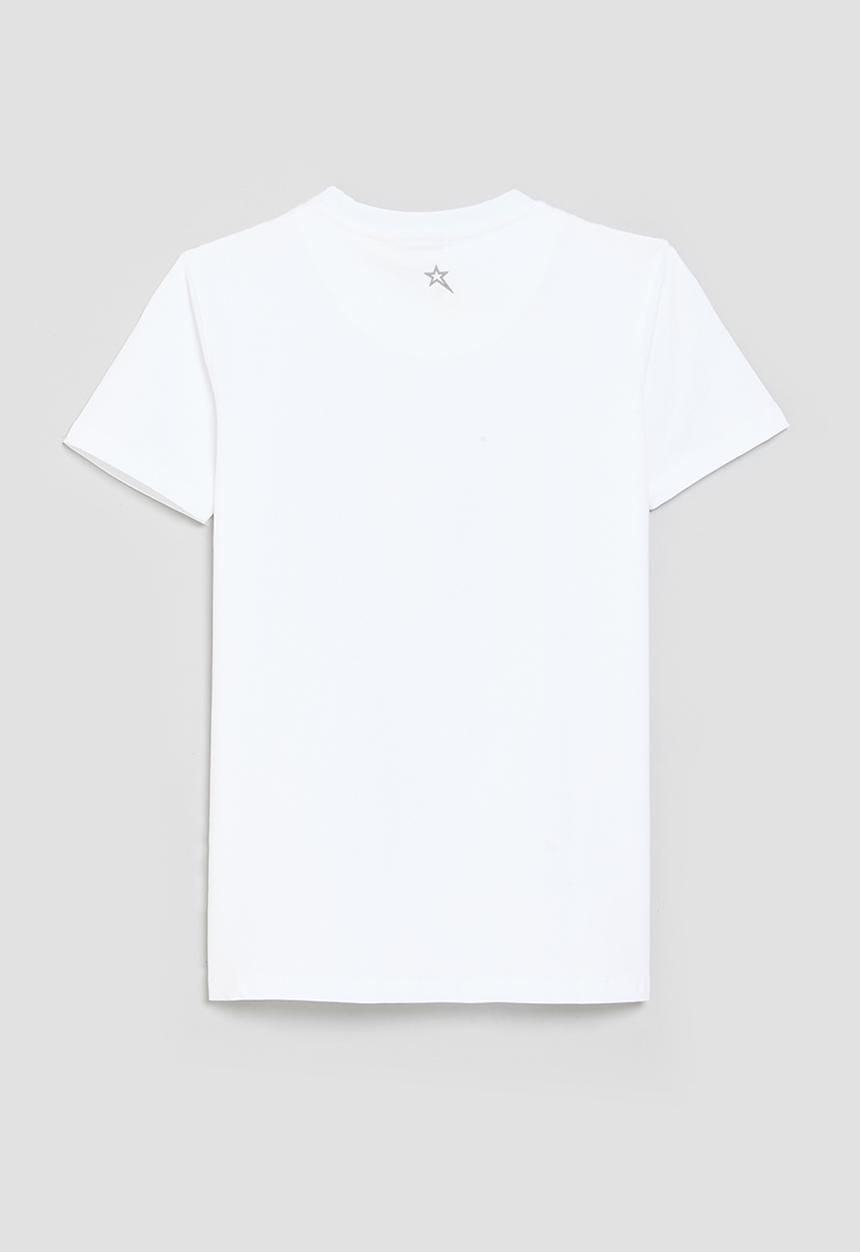 SOVIET - Boys crew neck  fashion tee - white