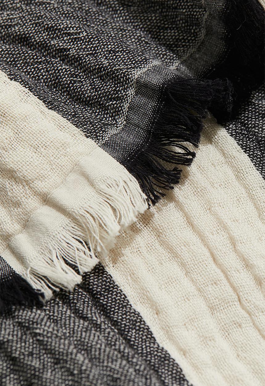 H&M - Cotton muslin blanket - beige